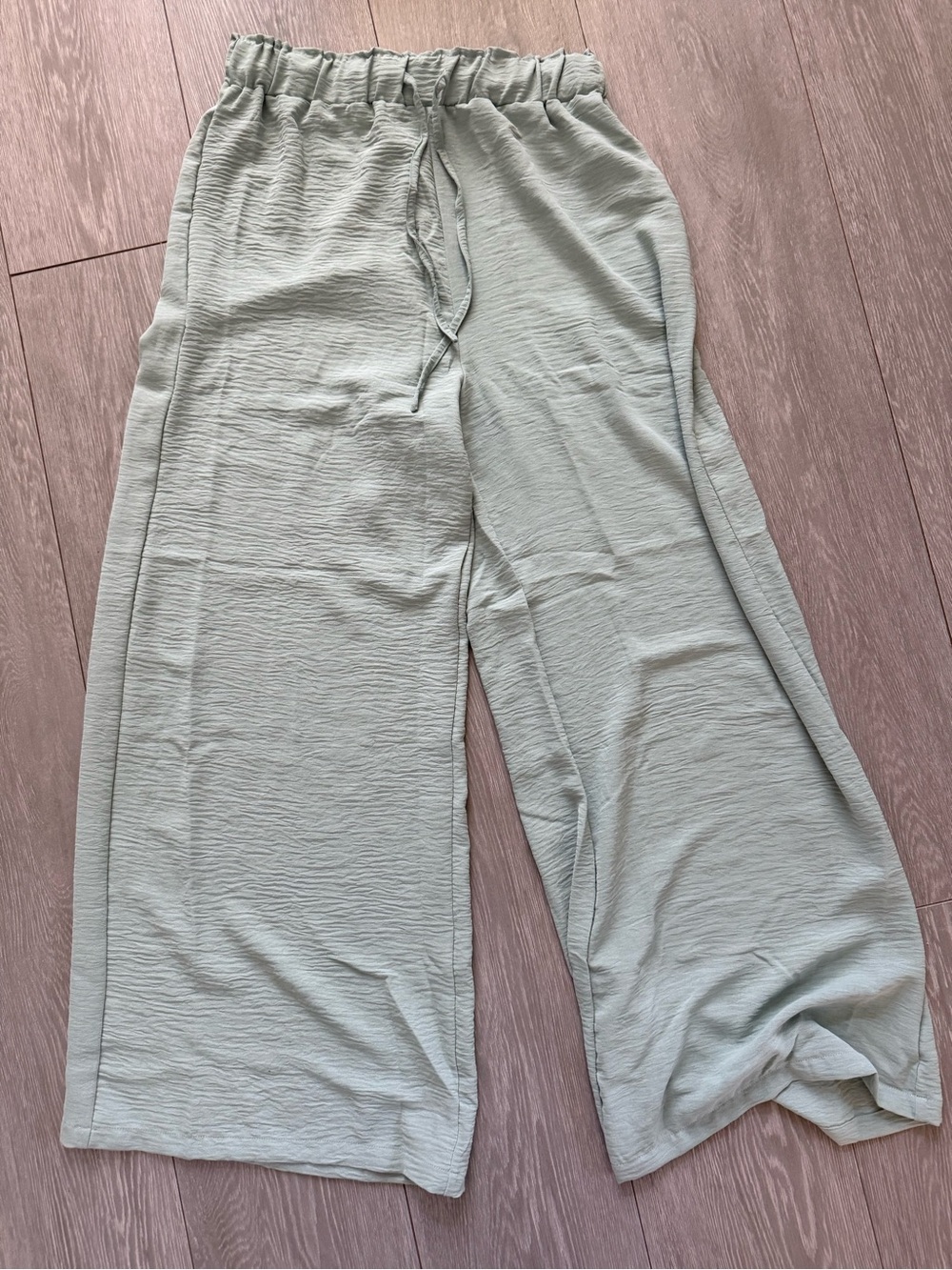 Cupshe Sage Mint Green Wide Leg Pants